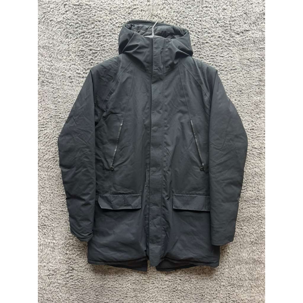 Norse Projects Rokkvi Polartec Neoshell Hooded Parka Jacket Black Mens M